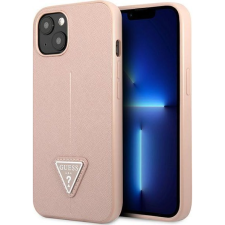 Guess SaffianoTriangle Apple iPhone 14 hátlap tok, pink (GUE2126) tok és táska