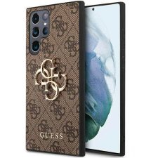 Guess Samsung Galaxy S23 Ultra hátlap tok, barna, SM-S918, GUESS, GUHCS23L4GMGBR tok és táska