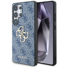 Guess Samsung Galaxy S25 Ultra tok - Guess Hardcase 4G nagy logó (GUHCS25L4GMGBL) - kék tok és táska