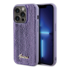 Guess Sequin Script Metal Apple iPhone 15 Pro hátlap tok, lila