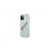 Guess Silicone Vintage Fuschia Script Apple iPhone 12/12 Pro tok, kék (GUHCP12MLSVSBF) (GUHCP12MLSVSBF) - Telefontok