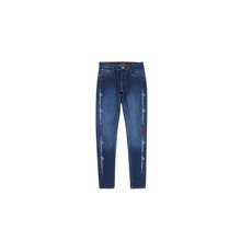 Guess Skinny farmerek DENIM SKINNY EMBROIDER Kék 16 ans