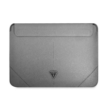 Guess Sleeve Saffiano Triangle Logo, GUCS14PSATLG 14" laptop tok, ezüst számítógéptáska