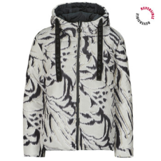 Guess Steppelt kabátok EMELIE REVERSIBLE PUFFER Fekete EU XL