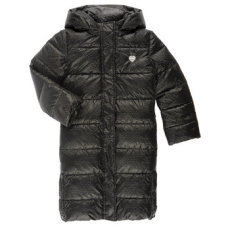Guess Steppelt kabátok HOODED LS LONG PADDED PUFFER Fekete 12 ans