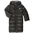 Guess Steppelt kabátok HOODED LS LONG PADDED PUFFER Fekete 16 ans