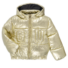 Guess Steppelt kabátok HOODED LS PADDED PUFFER Arany 14 ans gyerek kabát, dzseki