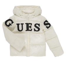 Guess Steppelt kabátok HOODED LS PADDED PUFFER W/ZIP Bézs 10 ans gyerek kabát, dzseki