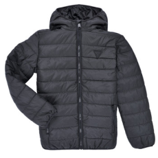 Guess Steppelt kabátok HOODED LS PADDED PUFFER W ZIP Fekete 14 ans