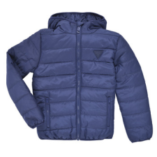 Guess Steppelt kabátok HOODED LS PADDED PUFFER W ZIP Kék 14 ans gyerek kabát, dzseki