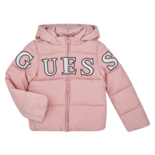 Guess Steppelt kabátok HOODED LS PADDED PUFFER W/ZIP Rózsaszín 12 ans gyerek kabát, dzseki
