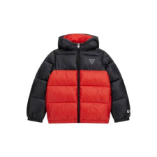 Guess Steppelt kabátok  HOODED LS PADDED PUFFER W/ZIP Sokszínű 16 ans gyerek kabát, dzseki