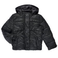 Guess Steppelt kabátok HOODED LS PUFFER Fekete 16 ans gyerek kabát, dzseki