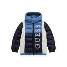Guess Steppelt kabátok HOODED PADDED JACKET Kék 14 ans gyerek kabát, dzseki
