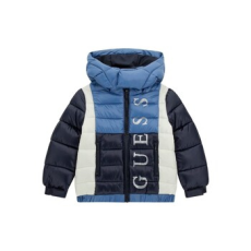 Guess Steppelt kabátok HOODED PADDED JACKET Kék 2 ans