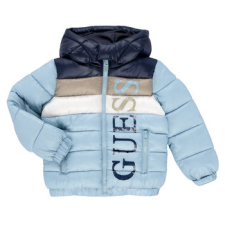 Guess Steppelt kabátok HOODED PADDED LS PUFFER W/ZIP Kék 2 ans gyerek kabát, dzseki
