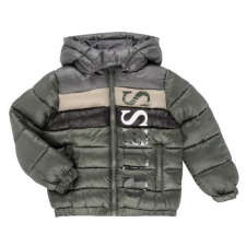 Guess Steppelt kabátok  HOODED PADDED LS PUFFER W/ZIP Keki 2 ans gyerek kabát, dzseki