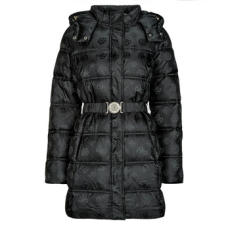 Guess Steppelt kabátok IMMA LOGO MIDI Fekete EU M