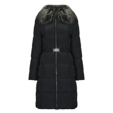 Guess Steppelt kabátok NEW MARISOL LONG BELTED JACKET Fekete EU XL