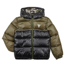 Guess Steppelt kabátok  PADDED HOODED LS JACKET W/ZIP Sokszínű 12 ans gyerek kabát, dzseki