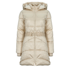 Guess Steppelt kabátok SELINE LOGO MIDI PUFFER Bézs EU L női dzseki, kabát
