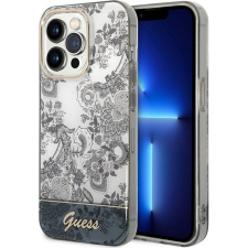 Guess Toile De Jouy Apple iPhone 14 Pro hátlap tok, szürke (GUE1973) tok és táska