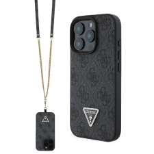 Guess tok Fekete Apple iPhone 16 Pro készülékhez GUHCP16LP4TDSCPK tok és táska