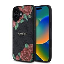 Guess tok fekete/virágmintás GUHMP16SP4ROPEMCK Apple iPhone 16 készülékhez tok és táska