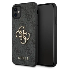 Guess Tok iPhone 11 / XR 4G Big Metal Logo sorozathoz - Szürke tok és táska