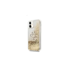 Guess TPU Big 4G Liquid Glitter Gold Apple iPhone 11 hátlap tok átlátszó tok és táska