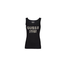 Guess Trikók / Ujjatlan pólók LOGO TANK TOP Fekete EU M