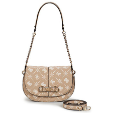 Guess Válltáskák CARRIE LOGO FLAP SHOULDER BAG Bézs Egy méret kézitáska és bőrönd