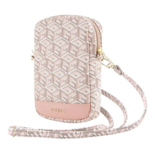 Guess Zip GCube Bottom Stripe GUWBZPGCSPGP kis táska, rózsaszín tok és táska