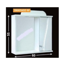  Guido Smaragd 60 tükrös fürdőszobaszekrény fürdőszoba bútor