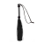 Guilty Pleasure GP Silicone Flogger Whip Black