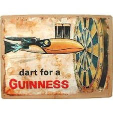  Guinness Dart - Fémtábla dekoráció