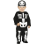 Guirca Dětský kostým kostlivec, halloween, vel. 18-24 měsíců