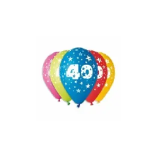 Gulliver (1286) : Szamos gumi lufi 40, 5 db/csom - Egyéb party kellék