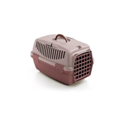  Gulliver Szállítóbox 48x32x31cm Púderrózsaszín/Barna szállítóbox, fekhely kutyáknak