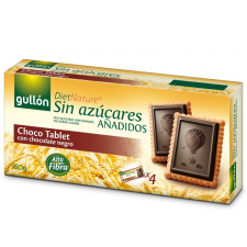 Gullon Choco Tablet étcsokoládés keksz hozzáadott cukor nélkül - 150 g diabetikus termék