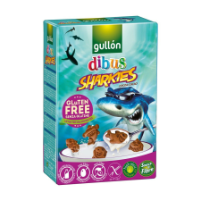Gullón dibus sharkies gluténmentes reggeliző keksz 250 g reform élelmiszer
