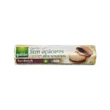  Gullón keksz étcsokoládés krémmel töltött,édesítőszeres 250 g reform élelmiszer
