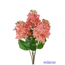  Gumi orgona 5 ágú csokor 41cm - Rózsaszín dekorációs kellék