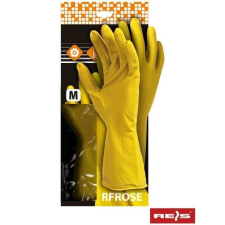  Gumi védőkesztyű háztartási használatra, sárga-Rfrose XL Yellow védőkesztyű