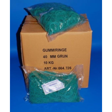  Gumigyűrű 40/1 mm zöld papírárú, csomagoló és tárolóeszköz