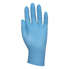 Gumikesztyű COVERGUARD nitril púdermentes kék M 100 darab/doboz védőkesztyű