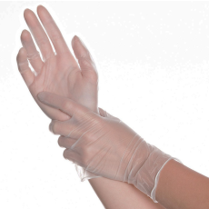  Gumikesztyű (vinilkesztyű), púdermentes, 100 db XL