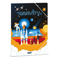  Gumis mappa A4 karton GRAVITY mappa