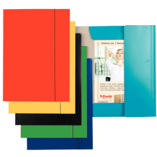  Gumis mappa ESSELTE Economy piros mappa