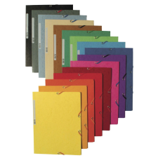  Gumis mappa Exacompta prespán A/4 banánsárga mappa